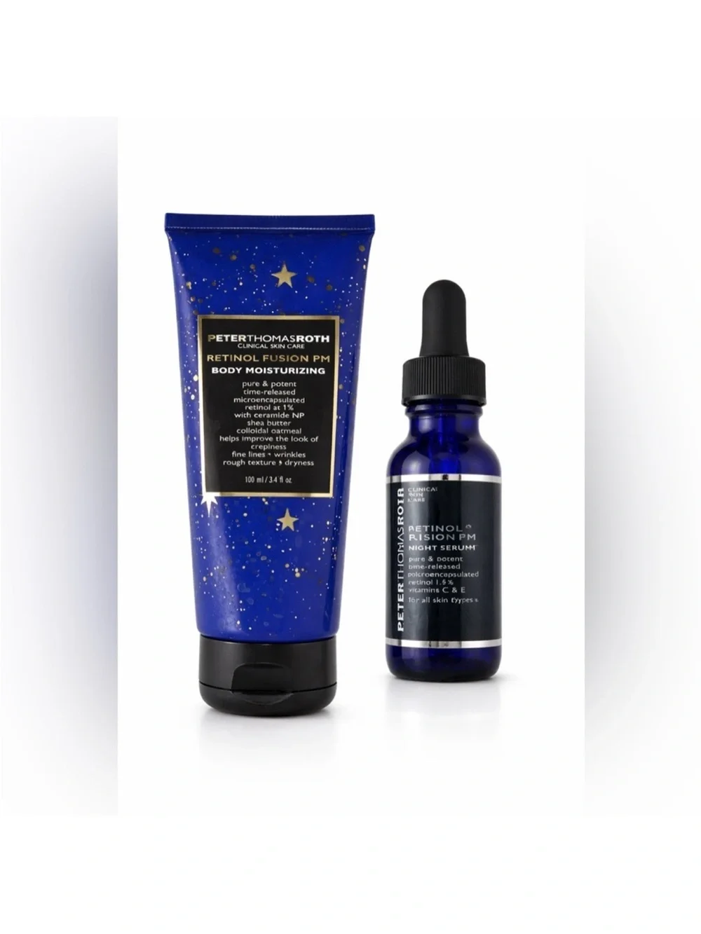 Peter Thomas Roth Retinol Fusion PM Body Moisturizing Treatment & Night Serum